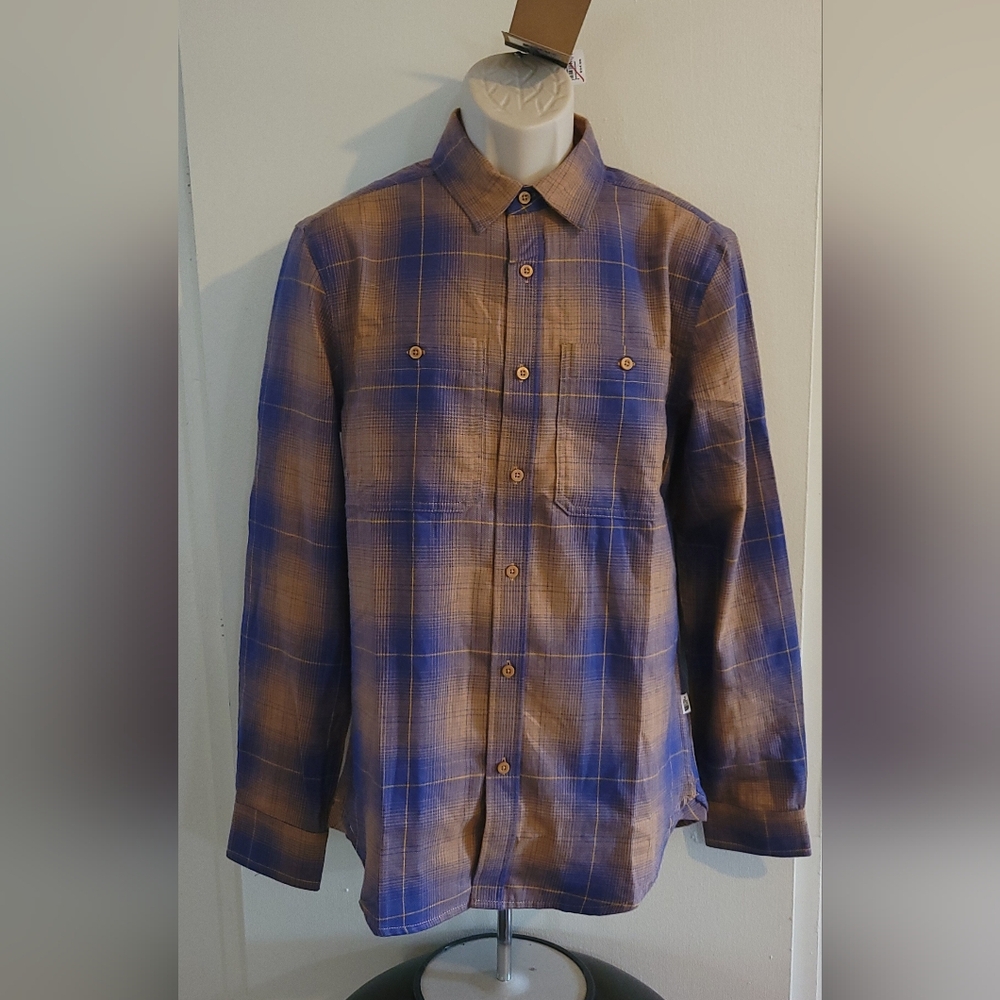 The North Face‎ Mens Arroyo LW Flannel Shirt Size S Almond Butter Plaid NWT